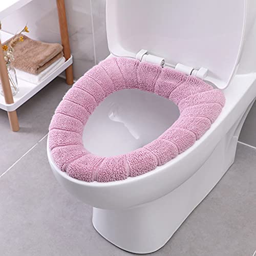 Canzoon wc sitzbezüge 5pcs Toilettensitzbezug wc sitzwärmer universal Waschbares Toilettensitzkissen für Wohnkultur Closestool Mat Seat Case Toilettendeckelbezug Zubehör toilettensitz pad warmes wc – Bild 7