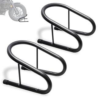 WOWTK 6.5" Removable Dirt Bike Wheel Chock w/Mount Kit,6 1/2 in. wide Motorcycle Trailer Locking Wheel Chock Tire Holder,Pack of 2