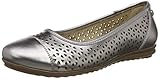 Memory-Foam-Einlage. Hush Puppies Damen Leah Geschlossene Ballerinas, Grau (Pewter Pewter), 39 EU