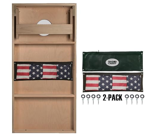 Cornhole Bag Caddy (Double-Pack) | Corn Hole Bag Storage | Accessories for Cornhole Boards
