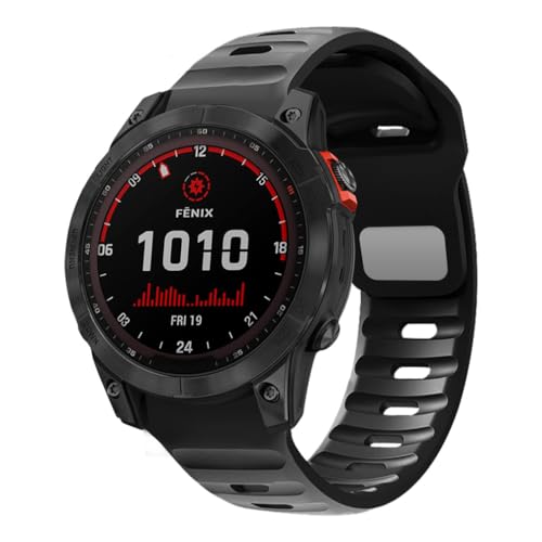 26mm VREHb`oh ւxg ͂ɓK GARMIN(K[~) Fenix 7X / Fenix 6X / Fenix 5X / Enduro 2 / epix Pro 51mm / D2 Delta PXp  xg NCbN[