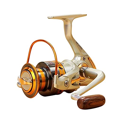 Yellow 10Bb Spool Aluminum Spinning Fishing Reels For Front Drag Baitcasting Spinning Reel Coil Carp Fishing (7000 Series) #TOP1