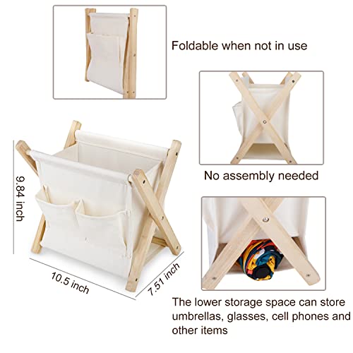 Lyroo Bohemian Magazine Rack Macrame Magazine Book Basket Magazine Holder Bathroom Boho Home Decor For Bathroom Living Room, Office, Nursery #TOP3