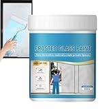 Generico Pintura esmerilada para cristales – 500 g pintura impermeable para privacidad, revestimiento a base de agua antideslizante para privacidad – Puertas correderas y espejos