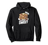 Waffle Lover Breakfast Brunch Syrup Stack Humor