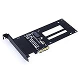 PCIe5.0 X4 to E1.S/E3.S SSD Adapter, for EDSFF Hard Drive, Applicable to Windows Server/Windows/Linux/Freebsd/Centos/Ubuntu System