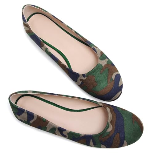 Image of SAILING LU Casual Shoes for Women Dressy Ballet Flats | Comfort Fit, Work Shoes,Casual for Women, Slip-Ons Loafers