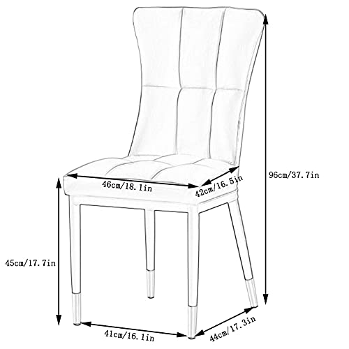 Chaises de salle a manger lot de 2 chaises d'appoint - 4