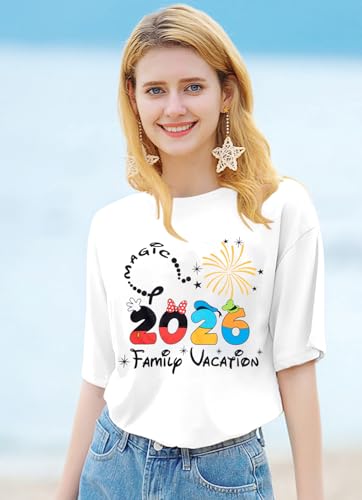 Family Vacation Shirts 2026 Family Matching Outfits Magical Tshirt for Family Cruise Trip Clothes Summer Travel Tops - Image 3