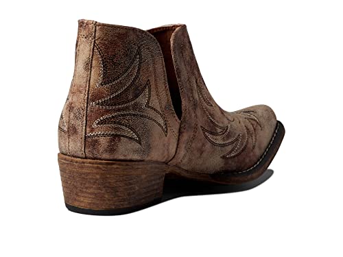 Image of ROPER Womens Ava Embroidered Snip Toe Casual Boots Ankle Low Heel 1-2 inch