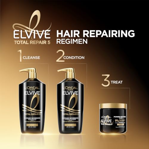 L'Oreal Paris Elvive Total Repair 5 Power Restore Hair Treatment 13.5 Fl Oz - image 7