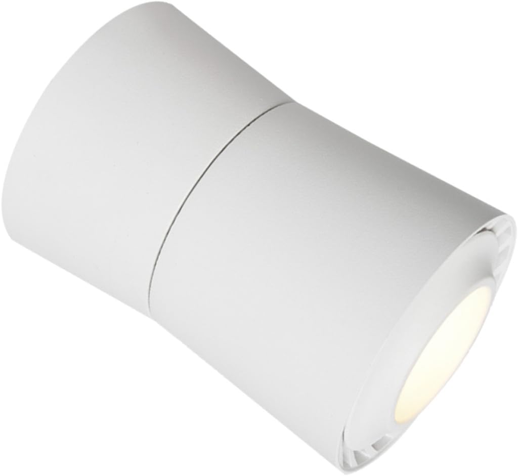 Mikikit 3w Led Adjustable Spotlight Downlight Warm White Light Mounted Ceiling Lamp for Indoor Decorative Lighting Easy Installation for Showcase and Home Use