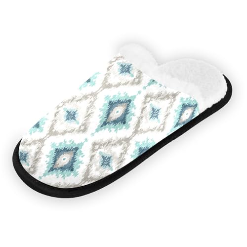 Painted Bohemian Green Gradient Slippers For Women Men Soft Memory Foam Non-Slip Design Winter Indoor House Shoes Travel Slipper2