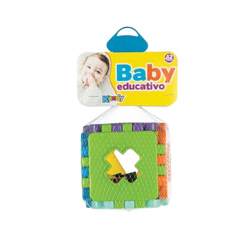 Kendy Cubo Baby Educativo Com Blocos Colorido glide