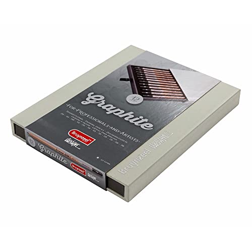 Bruynzeel Sakura - Caja De 12 Lápices De Grafito Bruynzeel