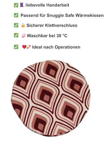 1 Fleecebezug für Snugglesafe Wärmekissen – Handgemacht mit Klettverschluss – Waschbar – Gefertigt in Deutschland – Für Meerschweinchen, Kaninchen & Kleintiere