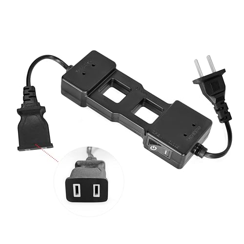 Kethvoz AC Line Splitter for Clamp Meter, 15Amp Power Splitter with &times;1/&times;10 Current & Voltage Test...