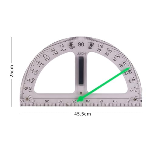Équerre à 60° incassable et rapporteur clair pour des tracés géométriques parfaits - 7