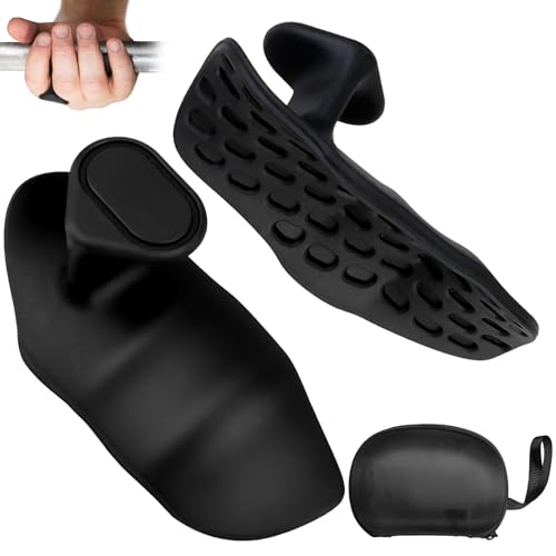 Beinup Gym-Griffe für Gewichtheben,Anti Rutsch Gym Grips,Griffhilfen Für Kraftsport,Klimmzuggriffe Tragbare Trainingshandschuhe,Gym Zubehör Grip Pads für Crosstraining,Gymnastik,Fitness