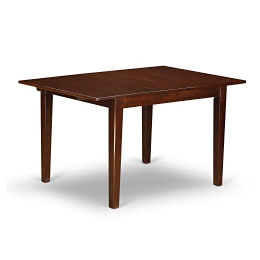 Elegant Mahogany Dining Table with Leaf