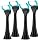 4pcs Black