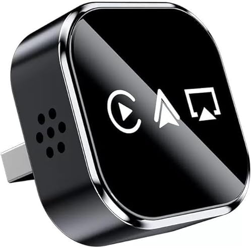 3 in 1 Wireless CarPlay Adapter | Wired to Wireless CarPlay & Android Auto Dongle | AirPlay USB Plug & Play – AirPlay Screen Mirroring for i-Phone Only