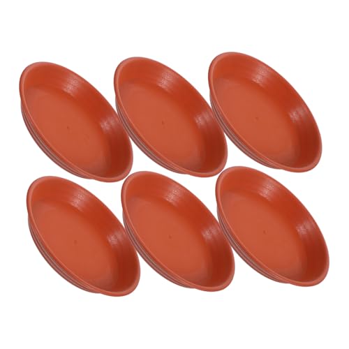 KALLORY 6個 花盆托?加厚底托 丸型プランター トレイ 水受け皿 植木鉢用水受けトレー 滴水防止 園や室内に