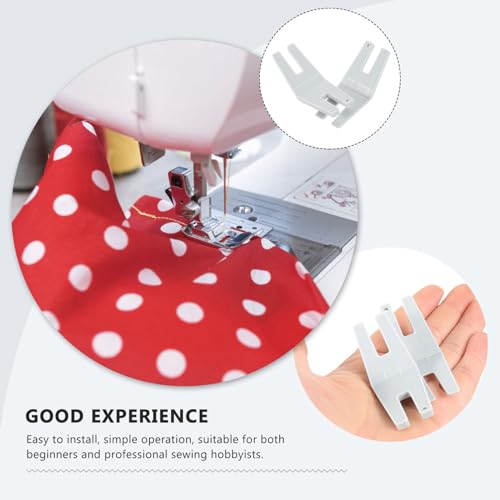 Placa prensatelas para máquina de coser botón 2 piezas miniatura 4