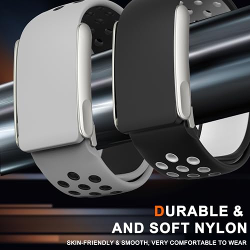 Image of omee Silicone Sport Band Compatible with Whoop 5.0 Band Strap Men Women, Breathable Sport Adjustable Waterproof Replacement Wristbands Straps for Whoop 5.0 Silicone Bands