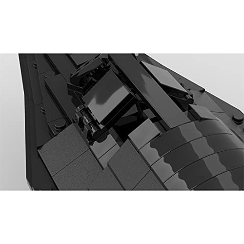 ITop Technik Flugzeug Modell, Kampfflugzeug Bausteine Bausatz Groß MOC 1698 Teile Klemmbausteine Set Kompatibel mit Lego – Bild 6