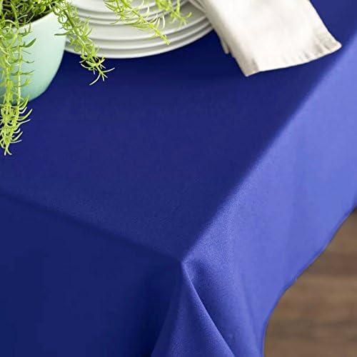 Remedios Rectangle Tablecloth 60x126 Inch - Washable Polyester Table Cloth for 6 Foot Table - Wrinkle Free Dinner Tablecloth for Wedding Party Restaurant Banquet Tables, Royal Blue Table Cloths