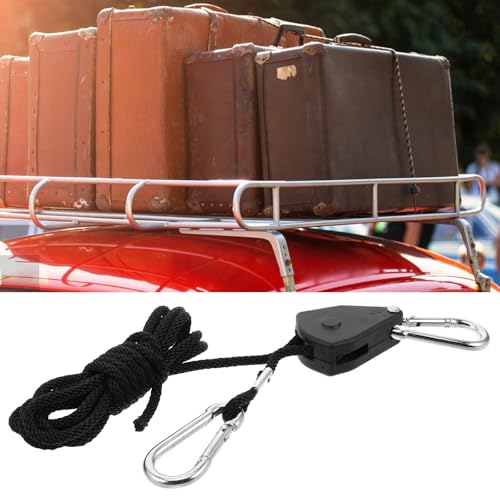 Cuerda ajustable para equipaje resistente e impermeable para asegurar bultos en exterior 6
