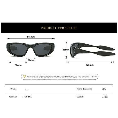 Polarized Punk Sunglasses Women Sports Sun Glasses Men UV400 Goggle Cat Eye Shades Mirror Colorful Eyewear2