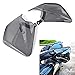 1 Paire de Protège-mains pour Moto Yamaha NMAX 125/150 / 155 (2015-2018), XMAX 250/300 / 400 (2017-2018), NVX 155 / Aerox 155 (2017-2018) Gris