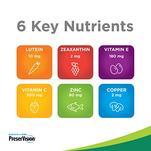 Preservision AB69864 Areds 2 + Multivitamin 2-In-1 Eye Contains Vitamin C D E & Zinc Softgels Packaging May Vary thumb #2