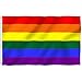 Produktbild CK-Shop® LGBTQ+ Pride Fahne Flagge Regenbogenfarben Lesbian Gay Parade LGBT Home Dekoration, 150 x 90 cm