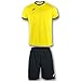 Joma Academy Set Equipacion M/Corta, Hombre, Amarillo/Negro