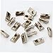 Luxshiny 100pcs Carbon Steel Nickel-Plated T Slot Nuts Spring Loaded Elastic Nuts for 20-m5 Aluminum Profile Industrial Fasteners