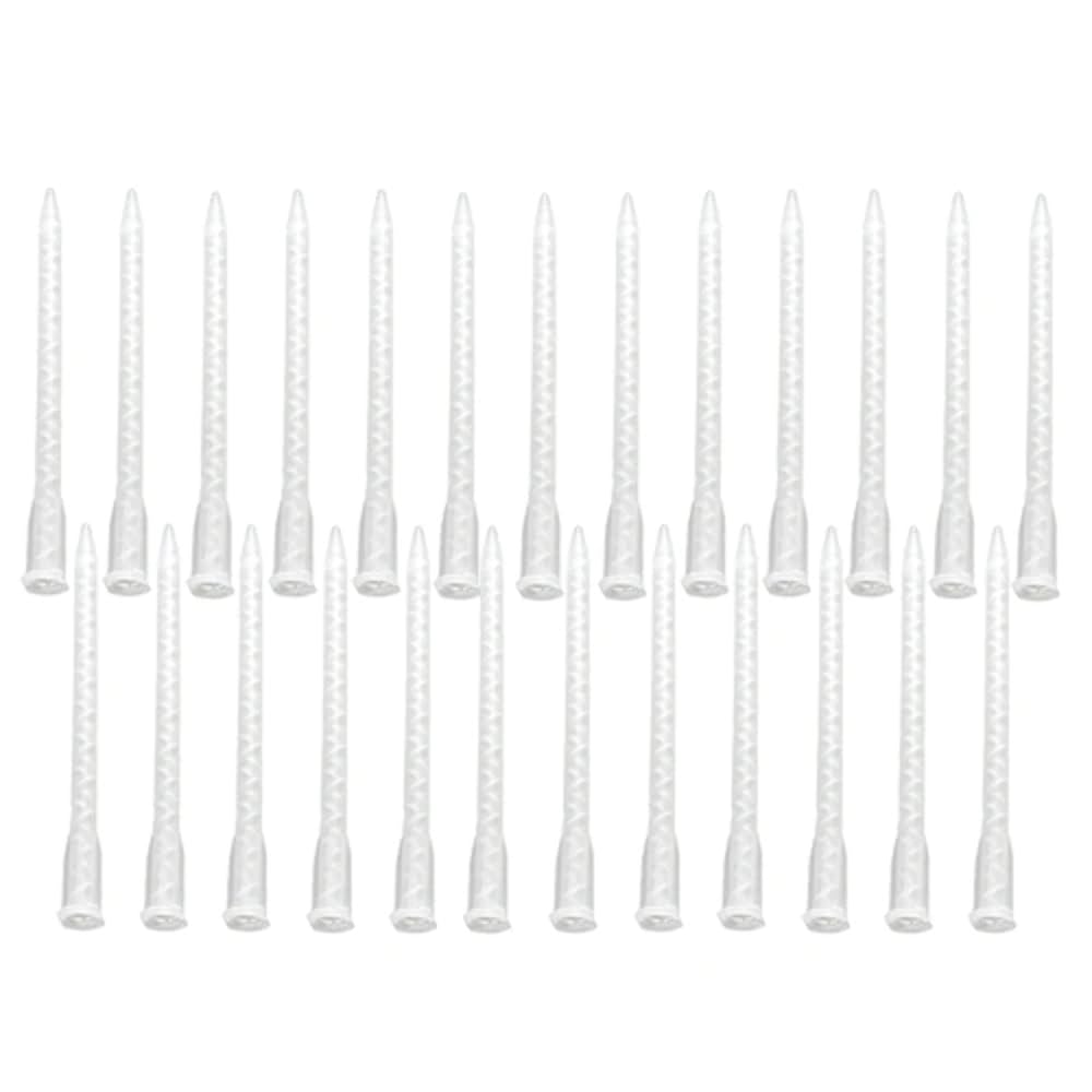 6-inch 20-Element Stepped-Tip Mixing Nozzles (Static Mixers) for 50ml Cartridges 25-Pack
