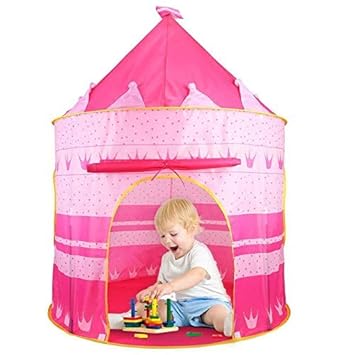 Sasimo Hut Type Kids Toys Jumbo Size Play Tent House for Boys and Girls (Baby Toys) (Pink)