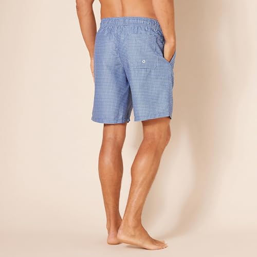 Image of Amazon Essentials Men's 9 inch Breathable Swim Trunks with Mesh Lining, Elastic Waist, Pockets, Drawstring Closure