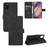 Compatible with Wiko View5 4G Flip Wallet Cover&comma;Compatible with Wiko View5 Plus 4G Kickstand Magnetic Closure Black