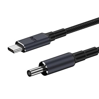 CY Cable Type C USB-C Input to 20V DC 5.5 * 2.1mm Output Power 100W 135W 140W 65W PD Charge Cable for Laptop