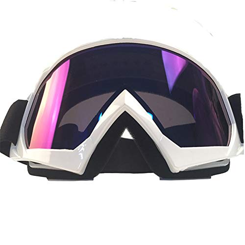 Gafas de esquí protectoras contra viento y UV con lente de doble capa