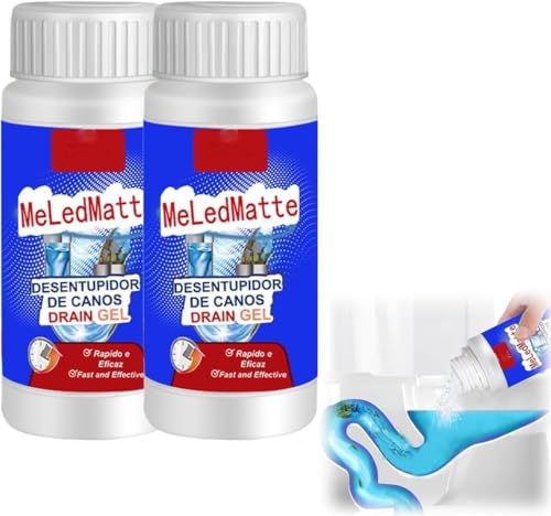 Drain Unblocker – 2025 Sink & Pipe Cleaner for Bathroom, Kitchen & Toilet – Fast Acting Clog Remover for Hair, Grease & Soap Scum – Safe Drain Cleaning Solution for All Pipes & Septic Systems (2)