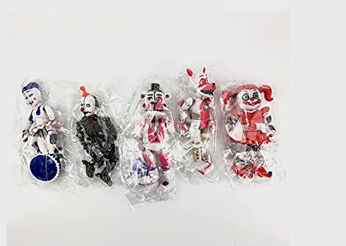 Toysvill Inspired By Fnaf Sister Location Action Figures Toys (Set Of 5 Pcs), More Than 5 Inches [Funtime Freddy Bear , Circus Baby, Ennard, Ballora, Funtime Foxy], Fun Action Simulator #TOP6