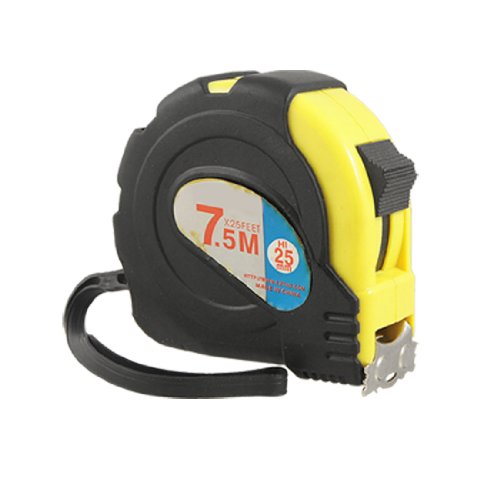 Cinta métrica retráctil 7.5 m acero doble escala miniatura 1