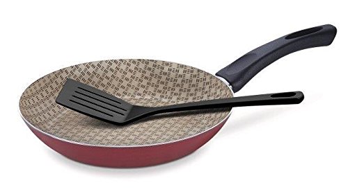 Frigideira de Alumínio com Revestimento Interno de Antiaderente Tramontina Vermelho 18Cm