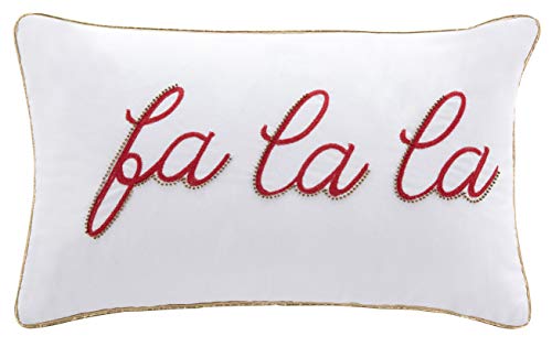 SAFAVIEH FA La Ivory and Red Pillow