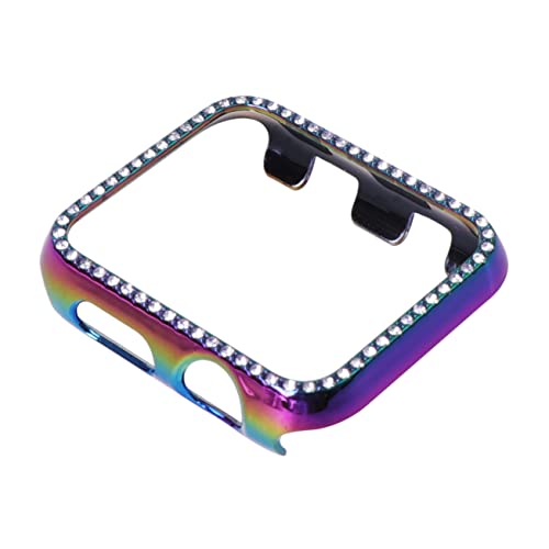 DOITOOL Watch Case Aplee Watch Bling Watch Protector Shiny Watch Ladies Watches for Women Watch Bumper Watch Protective Case Watch Accessories Watch Cover for Watch Frame Miss Rhinestone